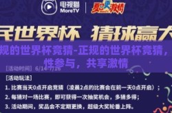 正规的世界杯竞猜-正规的世界杯竞猜，理性参与，共享激情