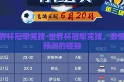 世界杯冠军竞猜-世界杯冠军竞猜，激情与预测的碰撞