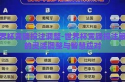 世界杯竞猜投注调整-世界杯竞猜投注策略的灵活调整与智慧应对
