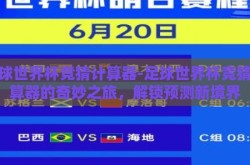 足球世界杯竞猜计算器-足球世界杯竞猜计算器的奇妙之旅，解锁预测新境界