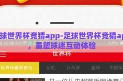 足球世界杯竞猜app-足球世界杯竞猜app，重塑球迷互动体验
