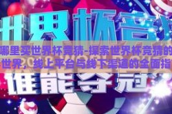 去哪里买世界杯竞猜-探索世界杯竞猜的精彩世界，线上平台与线下渠道的全面指南
