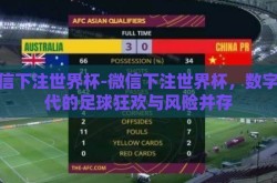 微信下注世界杯-微信下注世界杯，数字时代的足球狂欢与风险并存