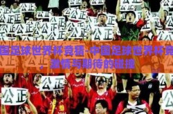 中国足球世界杯竞猜-中国足球世界杯竞猜，激情与期待的碰撞