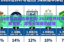 2026世界杯预选赛竞猜-2026世界杯预选赛竞猜，激情与策略的碰撞