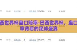 巴西世界杯盘口赔率-巴西世界杯，盘口赔率背后的足球盛宴