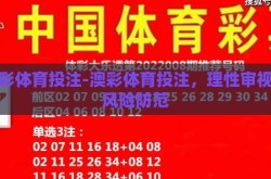 澳彩体育投注-澳彩体育投注，理性审视与风险防范