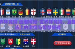 世界杯竞猜 直播网站-世界杯竞猜，直播网站上的激情与智慧碰撞