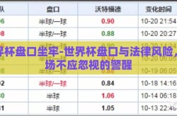 世界杯盘口坐牢-世界杯盘口与法律风险，一场不应忽视的警醒