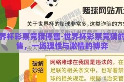 世界杯彩票竞猜停售-世界杯彩票竞猜的停售，一场理性与激情的博弈