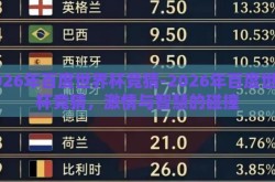 2026年百度世界杯竞猜-2026年百度世界杯竞猜，激情与智慧的碰撞