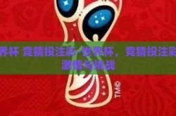 世界杯 竞猜投注彩-世界杯，竞猜投注彩的激情与挑战