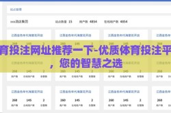 体育投注网址推荐一下-优质体育投注平台，您的智慧之选