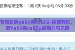 体育竞彩焉yab9典cn投注-体育竞彩，探索Yab9典cn投注的魅力与风险