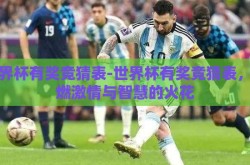 世界杯有奖竞猜表-世界杯有奖竞猜表，点燃激情与智慧的火花