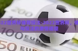 2022世界杯体育投注-2022世界杯，体育与投注的激情碰撞