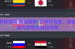世界杯竞猜 网站推荐-世界杯竞猜，解锁乐趣与激情的网站指南