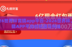 2026世界杯竞猜app平台-2026世界杯，竞猜APP平台的机遇与挑战
