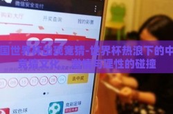 中国世界杯出现竞猜-世界杯热浪下的中国竞猜文化，激情与理性的碰撞