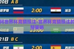 如何世界杯竞猜投注-世界杯竞猜投注的智慧策略