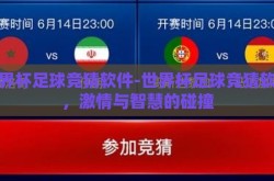 世界杯足球竞猜软件-世界杯足球竞猜软件，激情与智慧的碰撞