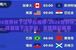 2026世界杯下注平台推荐-2026世界杯，选择最佳下注平台，享受精彩赛事