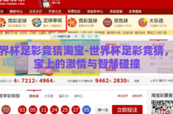 世界杯足彩竞猜淘宝-世界杯足彩竞猜，淘宝上的激情与智慧碰撞