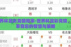 世界杯足彩竞猜赔率-世界杯足彩竞猜，赔率背后的智慧与策略