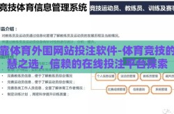 可靠体育外围网站投注软件-体育竞技的智慧之选，信赖的在线投注平台探索
