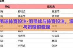 羽毛球体育投注-羽毛球与体育投注，激情与策略的碰撞