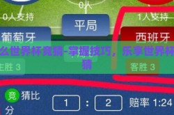 怎么世界杯竞猜-掌握技巧，乐享世界杯竞猜