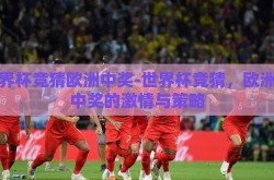 世界杯竞猜欧洲中奖-世界杯竞猜，欧洲区中奖的激情与策略