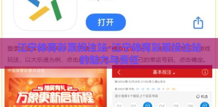 江宁体育彩票投注站-江宁体育彩票投注站的魅力与责任