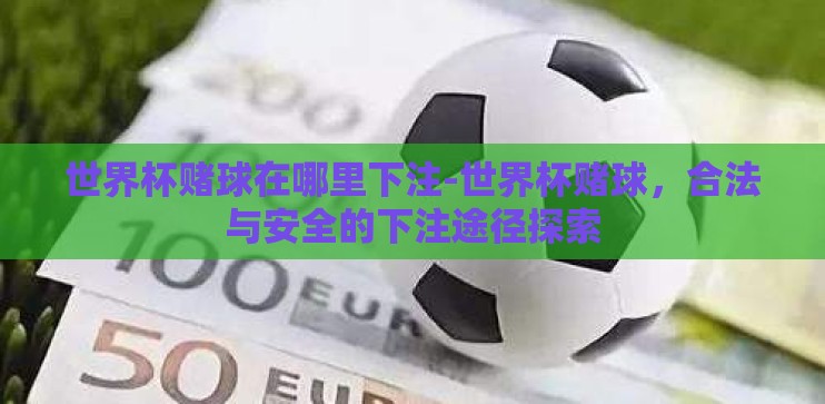 世界杯赌球在哪里下注-世界杯赌球，合法与安全的下注途径探索