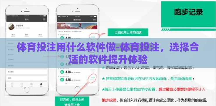 体育投注用什么软件做-体育投注，选择合适的软件提升体验