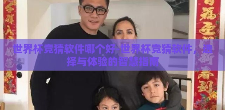 世界杯竞猜软件哪个好-世界杯竞猜软件，选择与体验的智慧指南