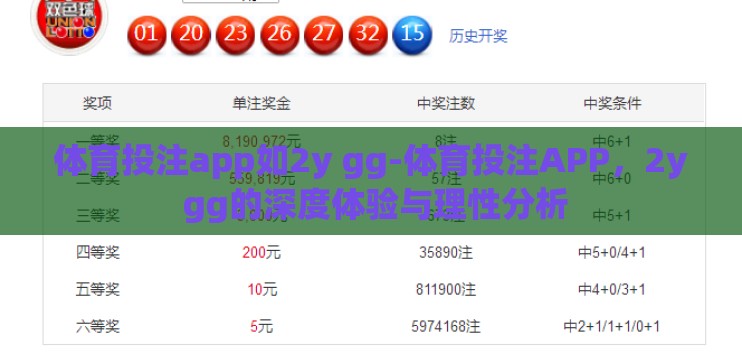体育投注app如2y gg-体育投注APP,2y gg的深度体验与理性分析 体育投注app如2y gg-体育投注APP,2y gg的深度体验与理性分析