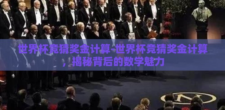 世界杯竞猜奖金计算-世界杯竞猜奖金计算，揭秘背后的数学魅力