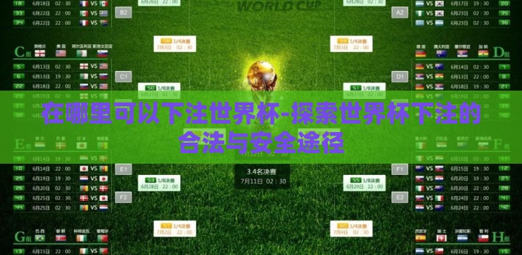 在哪里可以下注世界杯-探索世界杯下注的合法与安全途径