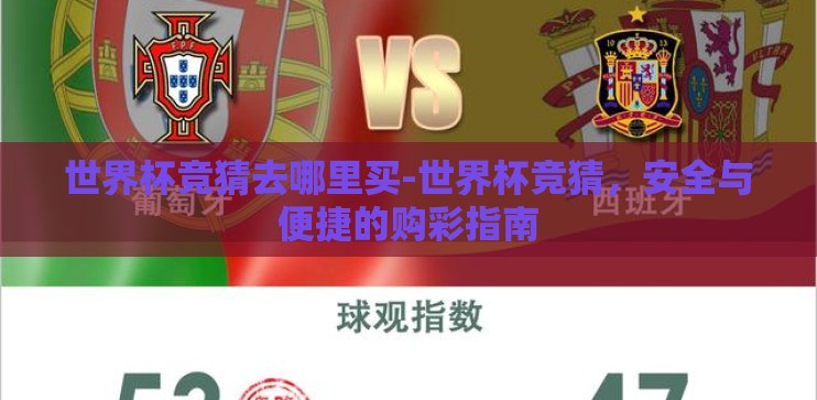 世界杯竞猜去哪里买-世界杯竞猜，安全与便捷的购彩指南